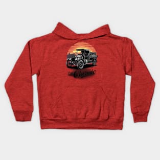Vintage Truck I'm not old I'm classic Kids Hoodie